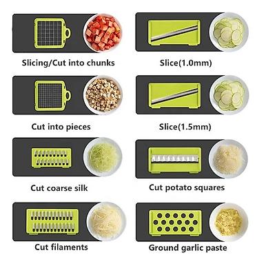 электрический нож: Овощерезка nicer dicer Чоппер 14в1 — 3