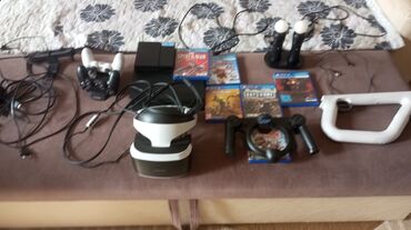 сони плейстецшн: Продаю PlayStation 4 и VR в комплекте два джойстика также пистолет для