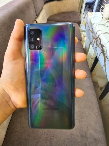 galaxy a 10: Samsung Galaxy A51, 128 GB, rəng - Göy