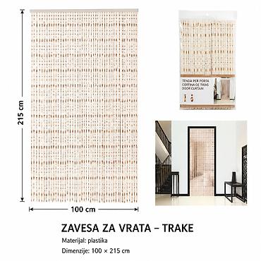 KMT Plastična zavesa od perli 45 kom 296429 - Namena: za odvajanje