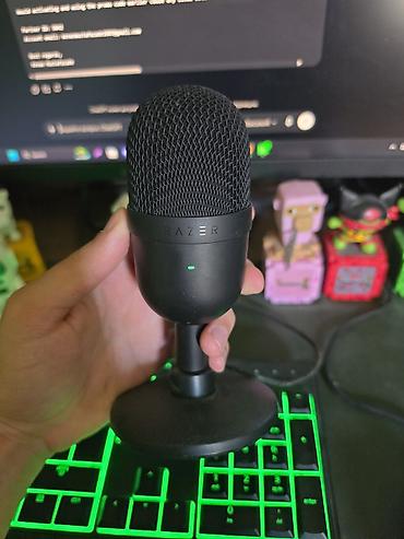 mikrofon qiymetleri: Original Razer Seiren Mini USB mikrofon satılır. Mikrofon səliqəli — 2