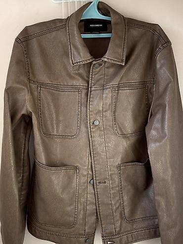 kişi geyimi: Pull&Bear kişi gödəkçəsi - Model: düyməli, klassik yaxalı - — 3