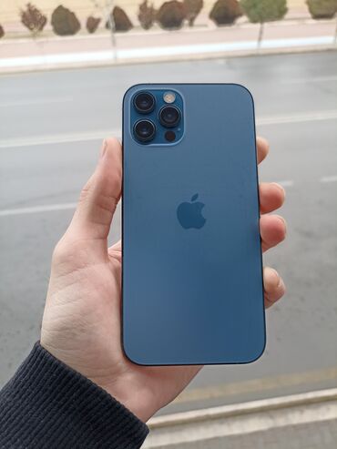 Apple iPhone: IPhone 12 Pro, 128 GB, Pacific Blue, Simsiz şarj, Face ID