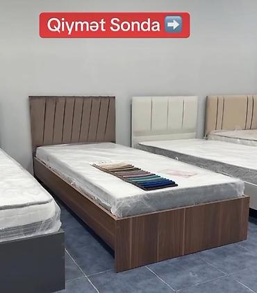modern stol stul: Tək nəfərlik çarpayı – başlıqlı model - Ölçü: tək nəfərlik (standart — 1