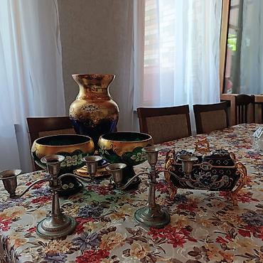 gül puketi: Vaza dəsti, Keramika — 1