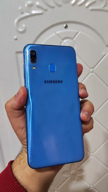 Samsung: Samsung Galaxy A30, 32 GB, rəng - Göy