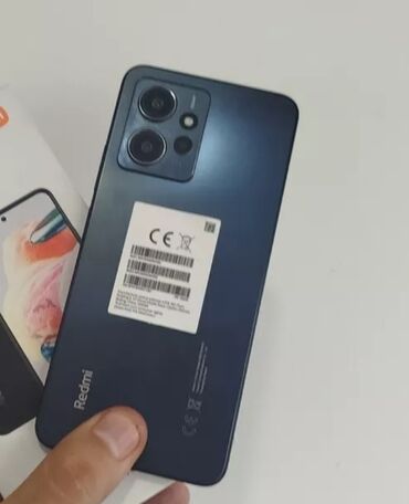 redmi 12 g: Xiaomi Redmi Note 12, 128 GB, rəng - Boz, 
 Barmaq izi, İki sim kartlı, Face ID