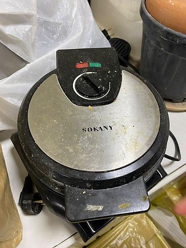 Mətbəx texnikası: Sokany vafli aparatı - Dairəvi, dərin naxışlı iki lövhə – xırt-xırt — 2