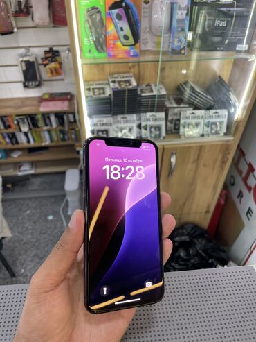 плисос ош: IPhone Xs, Б/у, 256 ГБ, Space Gray, Защитное стекло, Чехол, 93 %