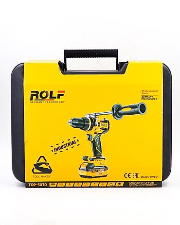 brushless: Дрель-шуруповерт аккумуляторная ROLF Доставка по всему региону КР — 5