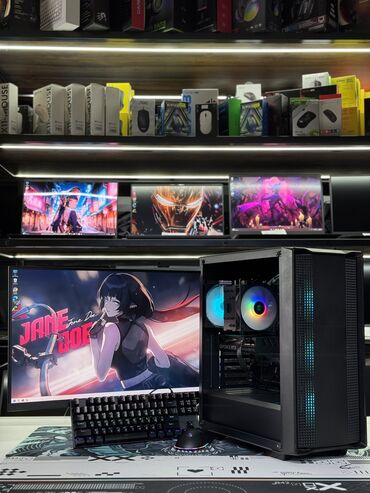 Настольные ПК и рабочие станции: Компьютер, ядер - 6, ОЗУ 32 ГБ, Игровой, Intel Core i5, NVIDIA GeForce RTX 4060, SSD — 1