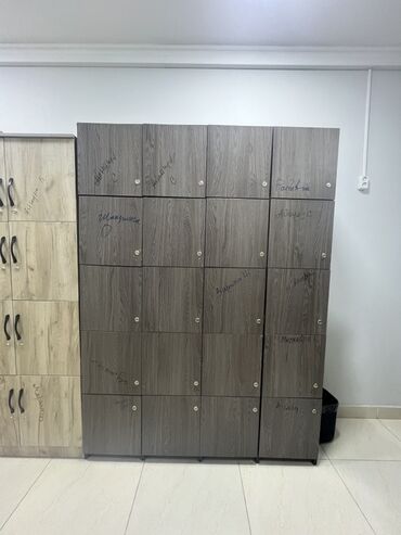 Шкафы для раздевалки: Шкаф для раздевалки, Б/у, ЛДСП, Самовывоз — 8