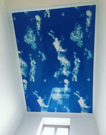 Натяжной потолок: Натяжной потолок Матовое, 3D потолки, Глянцевое Монтаж, Бесплатный замер, Гарантия — 11