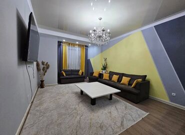 квартиры в канте продажа: 2 бөлмө, 75 кв. м, Жеке план, 6 кабат, Евроремонт