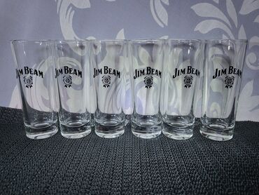 Čaše: Casice nove,vintaz Jim Beam za zestoko pice. Case komada 6 u — 5