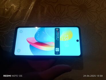 телефон fly evo: Tecno Spark 20C, 64 ГБ, цвет - Синий, Сенсорный, Две SIM карты