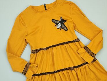 biala sukienka boho: Dress, 9 years, 128-134 cm, condition - Very good