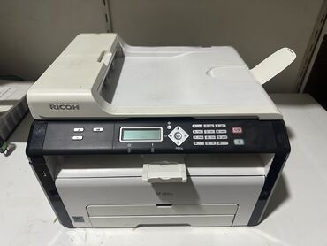 Printerlər: Ricoh SP 202sn kserekopya və printer. İşləyir. Arxa krişkası yoxdurki