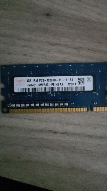 ddr3 4gb 1600mhz: Оперативная память, Б/у, Hynix, 4 ГБ, DDR3, 1600 МГц, Для ПК