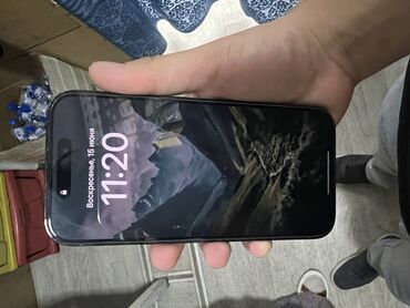сломанные телефон: IPhone 14 Pro, Б/у, 256 ГБ, Black Titanium, 85 %
