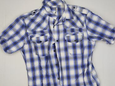 koszula brazowa w krate: Сорочка для чоловіків, розмір M