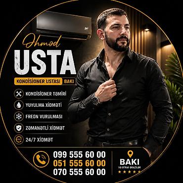 Kondisioner ustası – Bakı və ətraf ərazilər Xidmətlər: - Kondisioner