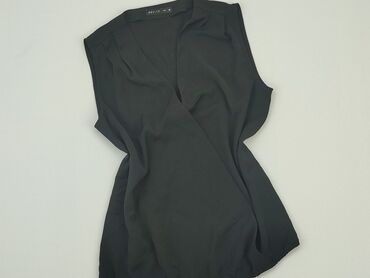 czarne bluzki z odkrytym ramieniem: Blouse, Mohito, M (EU 38), condition - Very good