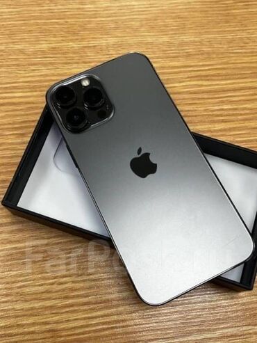 телефон джалал абад: IPhone 13 Pro, Колдонулган, 512 ГБ, Black Titanium, Коргоочу айнек, Каптама, 89 %
