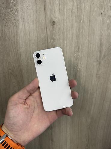 Apple iPhone: IPhone 12 mini, Б/у, 128 ГБ, Белый, Защитное стекло, Чехол, 75 % — 11