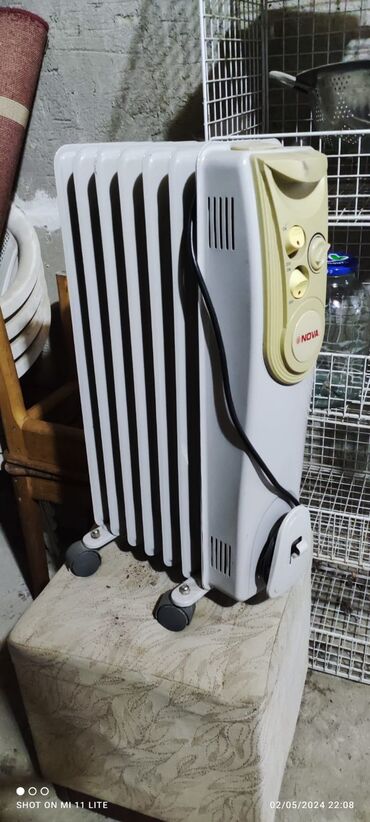 elektrik qizdirici: Yağla işləyən radiator yeni kimidi heç bir problemi yoxdu