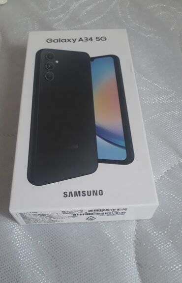 Samsung: Samsung Galaxy A34 5G, 128 GB, rəng - Qara