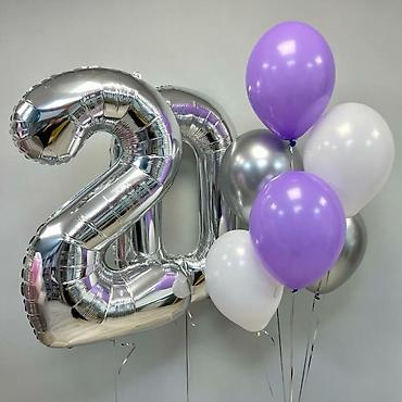 Воздушные шары и принадлежности: Воздушные шары и готовые наборы для праздника - Гелиевые — 15