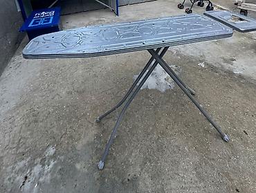 ucuz utu: Ütü taxtası - Metal səthli, geniş ütüləmə sahəsi - Stabil X-formalı — 1
