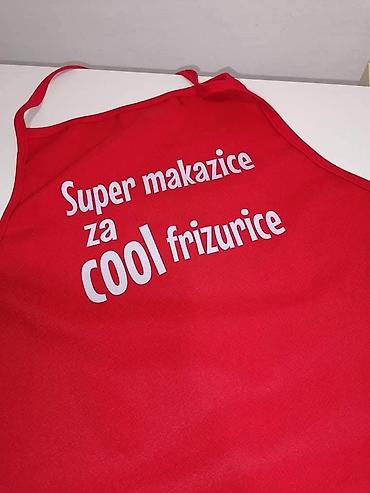 Kuhinjski tekstil: Kecelje personalizovane sa štampom po zelji. Kecelje u živim bojama — 26