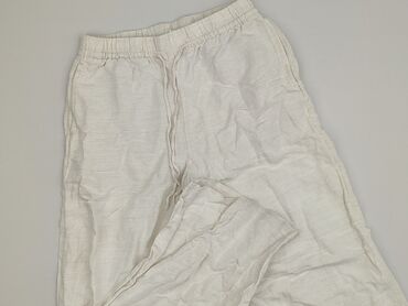 czerwone spodnie dresowe adidas damskie: H&M, Material trousers for women, size XS (EU 34)