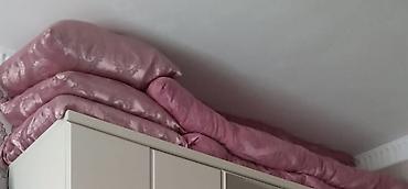 yorgan döşək: 4 eded 10 kloluq tek neferlik dowey. ( elcim yunlardi ) 1 eded tek — 1