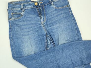 spodnie jeans baggy: Jeansy, M, stan - Dobry