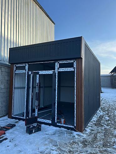 Продажа модульных домов: Модулдук павильон / киоск Сэндвич панель — 1500 сом/м² Бекем, жылуу — 1