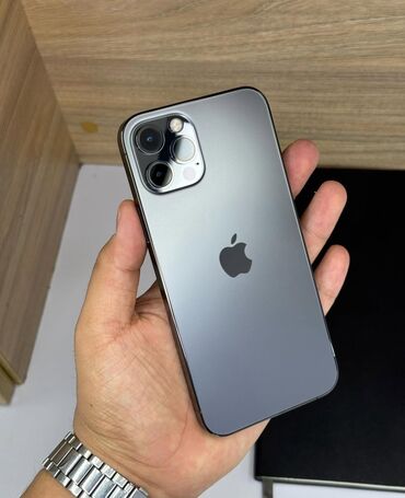 купить iphone 12: IPhone 12 Pro, Колдонулган, 128 ГБ, 84 %