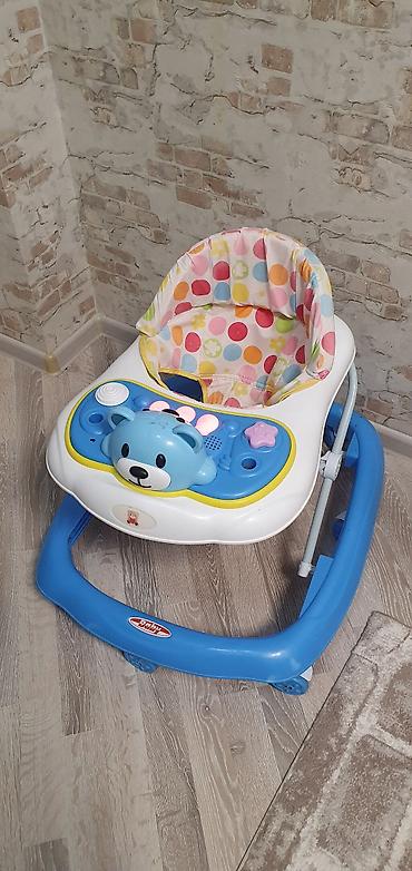 baby walker: Uşaq gəzdirəci – “Baby Baby” markası - Rəng: mavi-ağ, rəngarəng — 2