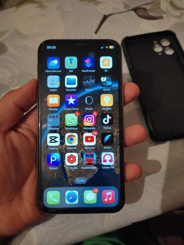 ayfon 11 qiymeti: IPhone 11 Pro, 64 GB, Matte Gold, Barmaq izi, Face ID