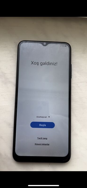 Тарелки: Samsung Galaxy A03, цвет - Синий, Сенсорный, Отпечаток пальца, Две SIM карты
