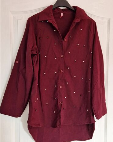 zara big novi sad: M (EU 38), color - Burgundy