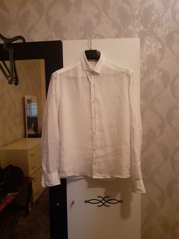 kişi kutkalari: Рубашка Massimo Dutti, XL (EU 42), цвет - Белый