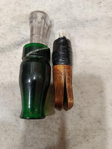 Другое для охоты и рыбалки: Манки для охоты на утку (набор из 2 штук) и на гуся Состав: - Манок с — 9