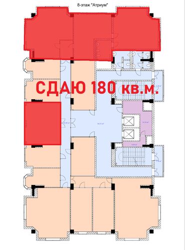 продать землю сельхозназначения: Сдаю Офис, 180 м², В бизнес центре, 1 линия, С юридическим адресом