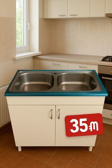 metbex dekorlari: Sade moyka șkafi-35azn Moyka desti 50x80sm skaf +moyka derin-70 m