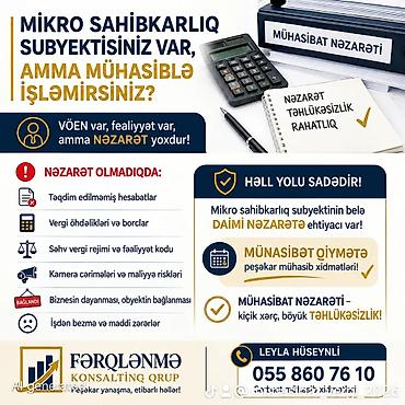mx group insaat: Mühasibat uçotu | Mühasibat uçotunun bərpası, Mühasibat uçotunun aparılması, Kadr uçotunun aparılması — 1