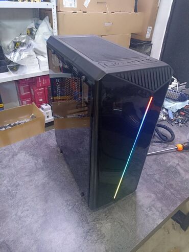 игровой корпус: ПК корпусу, Колдонулган, ATX, түсү - Кара