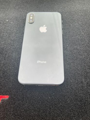 iphone x xs: IPhone Xs, Колдонулган, 64 ГБ, Кара, Заряддоочу түзүлүш, Коргоочу айнек, Кабель, 85 %